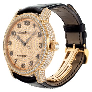 Audemars Piguet Jules Audemars 15159OR.ZZ.D002CR.01 18k rose gold diamonds 43mm