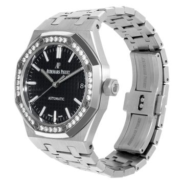 Audemars Piguet Royal Oak 15451ST.ZZ.1256ST.01 Stainless Steel Black dial 37mm A