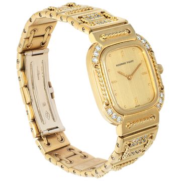 Audemars Piguet Royal Oak Rectangular 18k Champagne dial 24mm Quartz watch