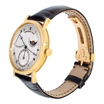 Breguet Classic 7137 18k Silver Guilloche dial 39mm Automatic watch