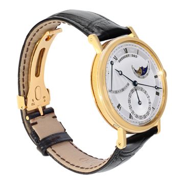 Breguet Classic 7137 18k Silver Guilloche dial 39mm Automatic watch