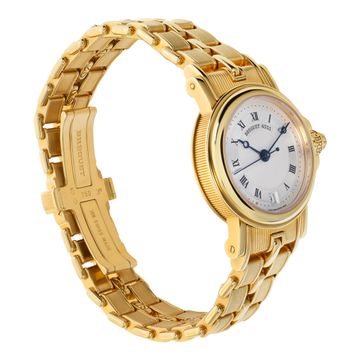 Breguet Marine 8400ba 18k White dial 26mm Automatic watch