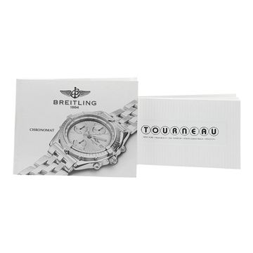 Breitling Chronomat b13050/L350 18k & Stainless Steel Green dial 39mm Automatic