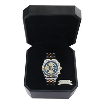 Breitling Chronomat b13050/L350 18k & Stainless Steel Green dial 39mm Automatic