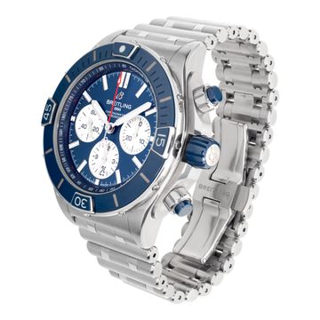 Breitling Super Chronomat ABO136 Stainless Steel Blue dial 44mm Automatic watch