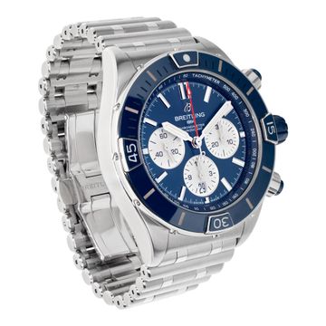 Breitling Super Chronomat ABO136 Stainless Steel Blue dial 44mm Automatic watch