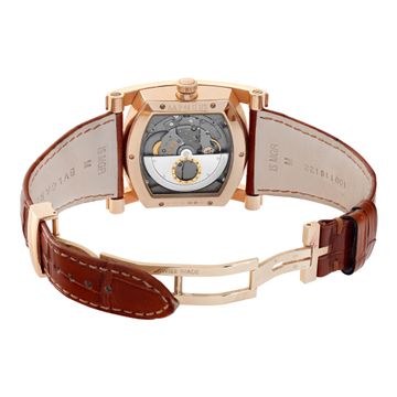 Bvlgari Assioma AA P 48 G HR 18k rose gold Silver Guilloche dial 38 mm Automatic