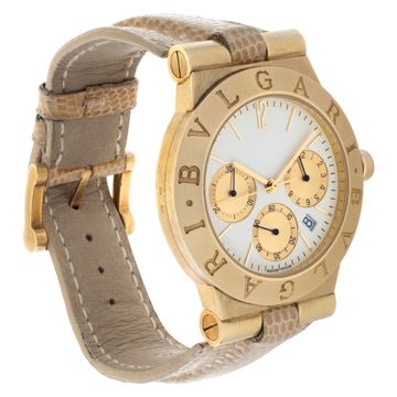 Bvlgari Bvlgari CH 35 G 18k Cream dial 33mm Quartz watch