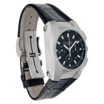 Bvlgari Ergon EG 35 S CH Stainless Steel Black dial 35mm Automatic watch