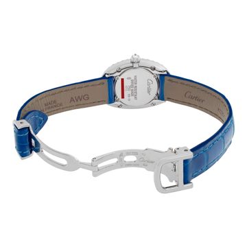 Cartier Baignoire 1955 18k White Gold White dial 22mm Quartz watch