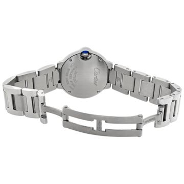 Cartier Ballon Bleu W4BB0015 Stainless Steel White dial 28mm Quartz watch