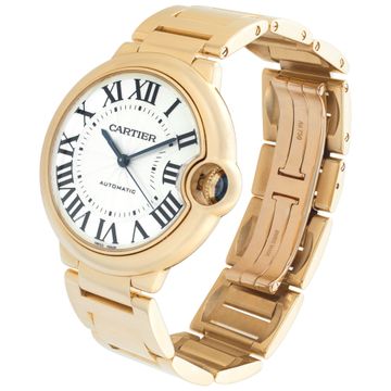 Cartier Ballon Bleu WGBB0046 18k Yellow Gold White dial 36mm Automatic watch