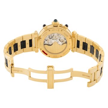 Cartier Pasha Chronograph 2111 18k Off White dial 38mm Automatic watch