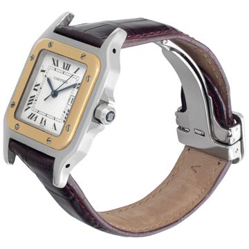Cartier Santos 1566 stainless steel 29mm auto watch