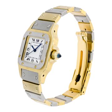 Cartier Santos Limited Edition 18k White dial 24mm Automatic watch