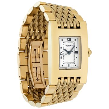 Chaumet Classic 103-718 18k Ivory dial 23mm Quartz watch