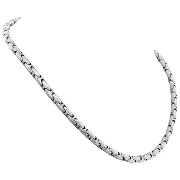 Chimento necklace in 18k white gold