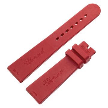 Chopard Happy Sport blue rubber strap, 19mm x 16mm
