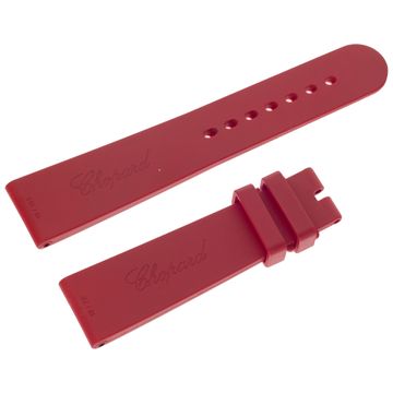 Chopard Happy Sport Red Rubber Strap
