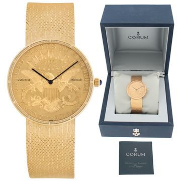 Corum $20 Coin 1904 18k Gold dial 35mm Automatic watch