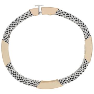 Designer signed FIBO, 18k white gold bracelet