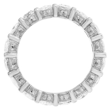 Diamond eternity band set in platinum