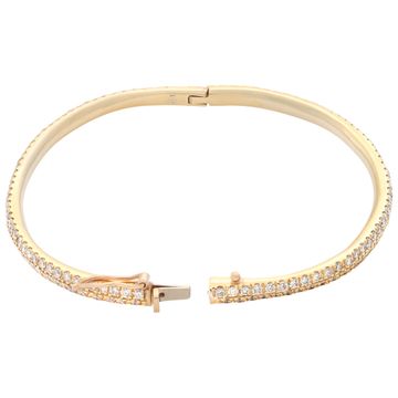 Diamond eternity bangle with 3.50 carats in diamonds