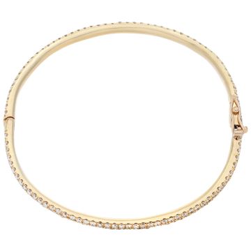 Diamond eternity bangle with 3.50 carats in diamonds