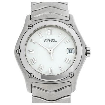 Ebel Classic Wave 9087F21 Stainless Steel White dial 27mm Quartz watch