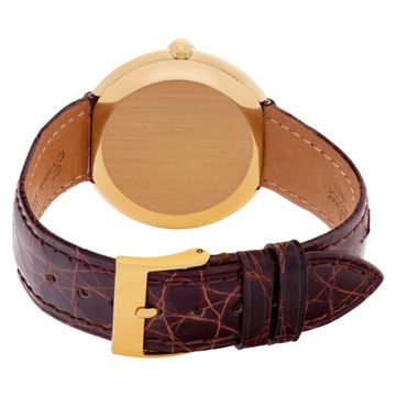 Gubelin Classic 147488 18k Silver dial 37mm Automatic watch. Circa 1960.