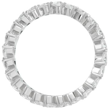 Heart shaped diamond eternity band