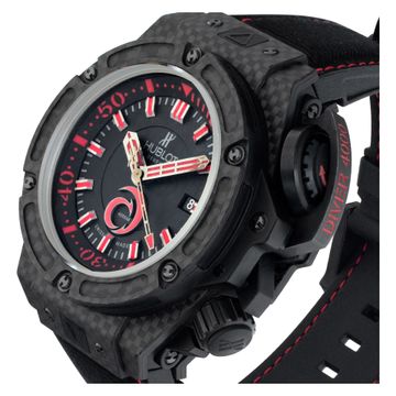 Hublot King Power "Alinghin" 731.QX.1140.NR.AGI12 Carbon Fiber Black dial 48mm A