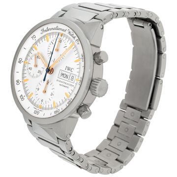 IWC GST "GST CHRONO" IW3707 Stainless Steel White dial 40mm Automatic watch