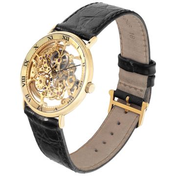 IWC Portofino 2701 18k Yellow Gold Skeleton dial 33mm Automatic watch