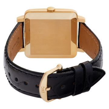 IWC Square 1876 18k Black dial 32.5mm Automatic watch