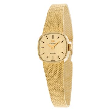 Lucien Picard Classic 14k Gold dial 17mm Quartz watch