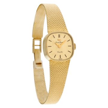 Lucien Picard Classic 14k Gold dial 17mm Quartz watch