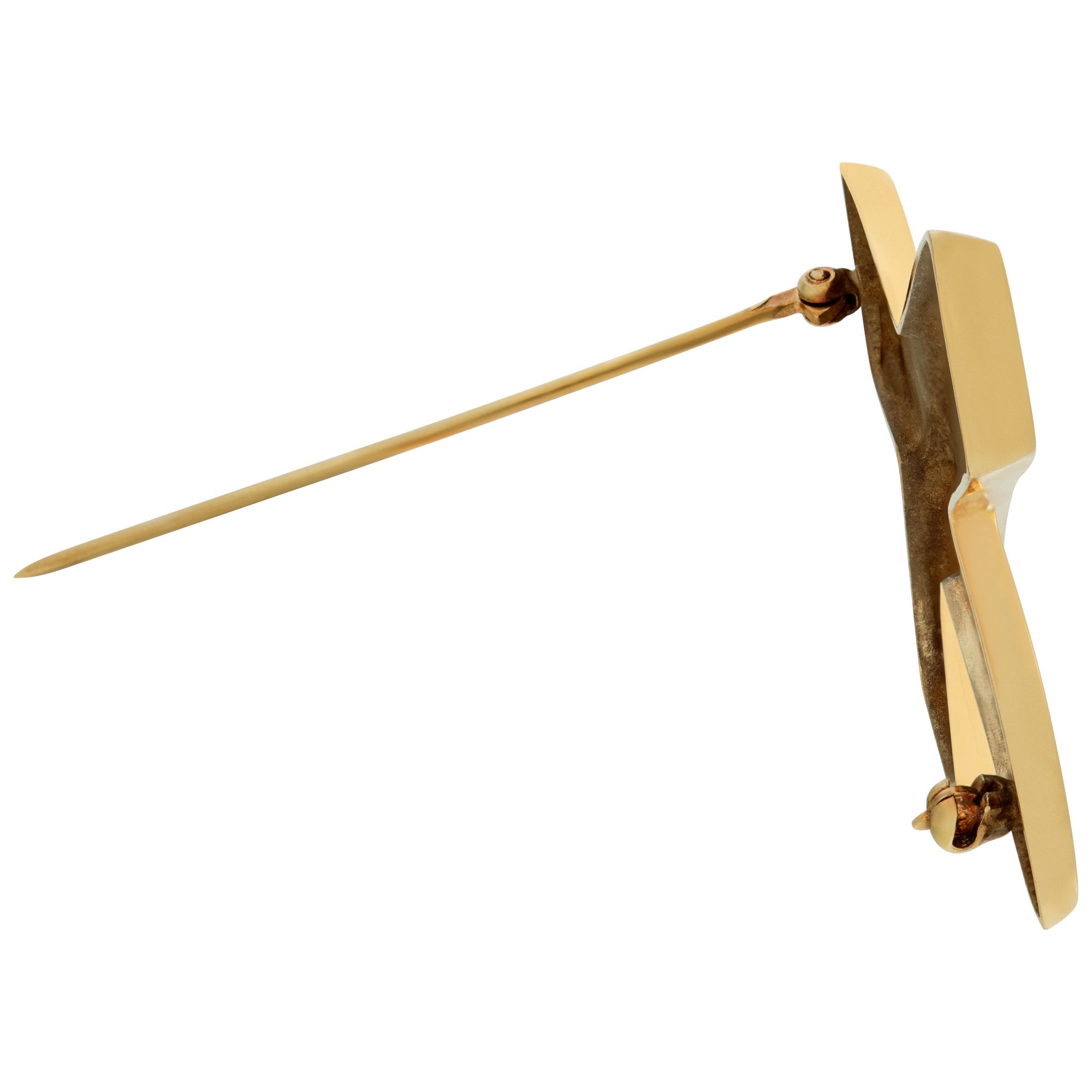 Tiffany & Co. by Paloma Picasso "Grafitti" Collection X brooch in 18k