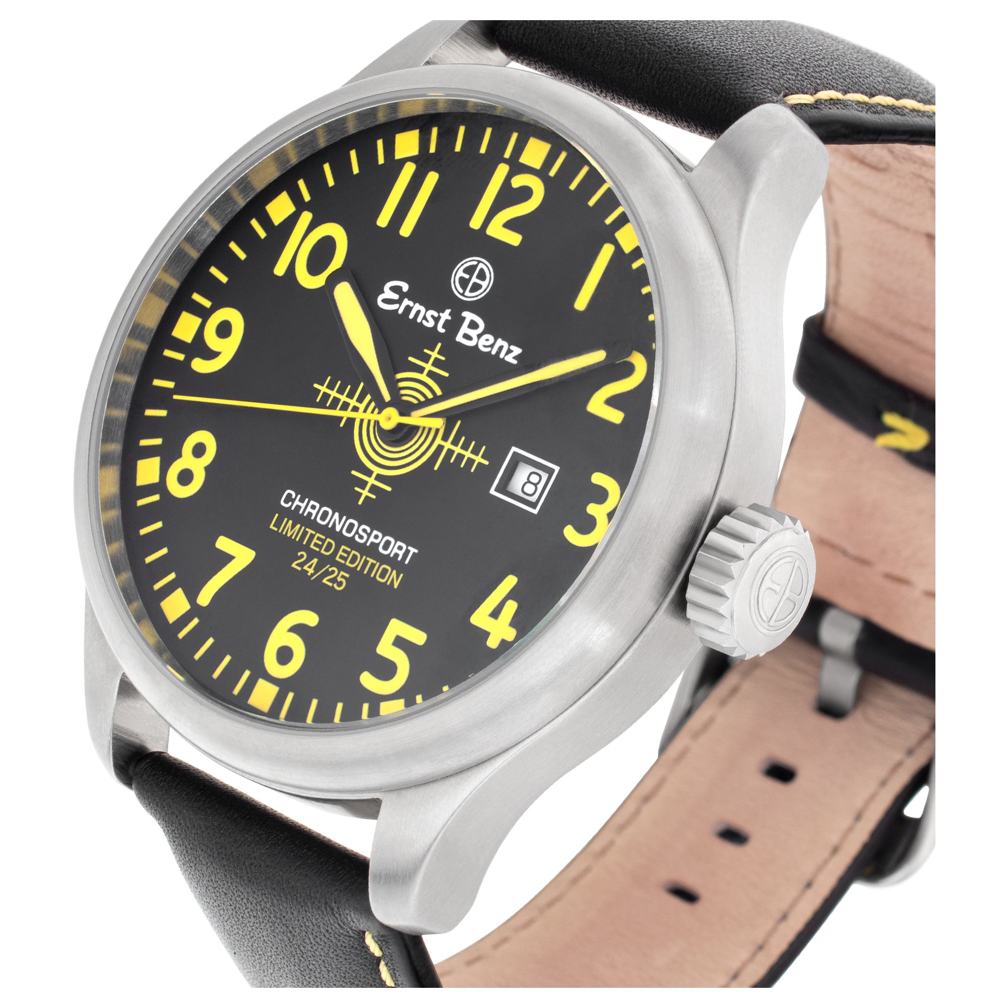 Ernst Benz Chronosport GC10200NC Stainless Steel Black dial 47mm Automatic watch
