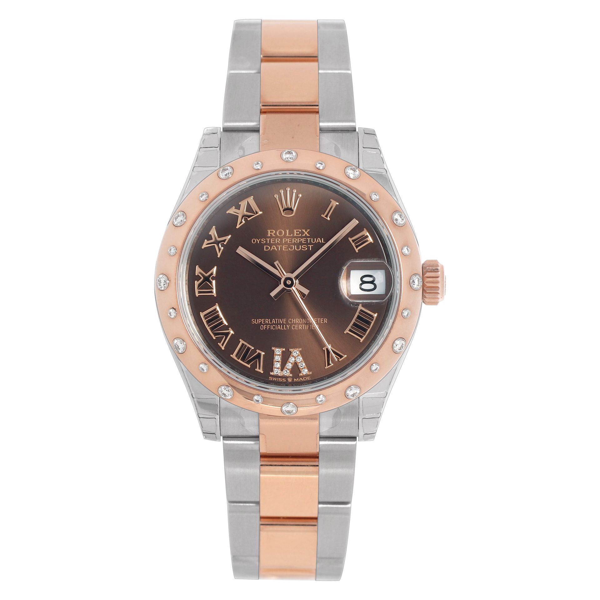 Rolex Datejust 278341RBR 18k & steel 31mm auto watch