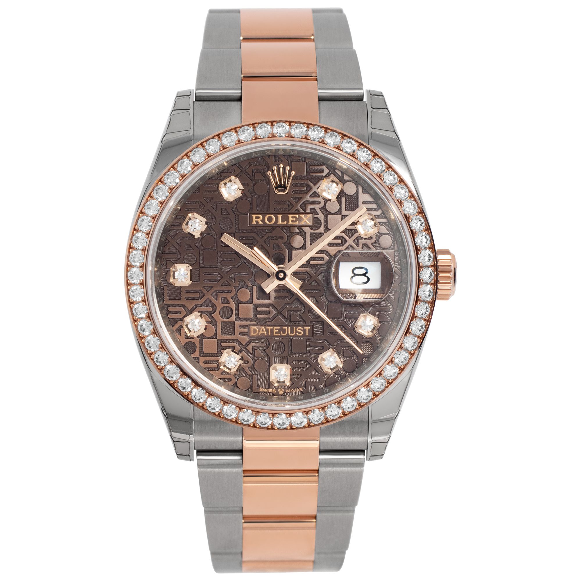 Rolex Datejust 126281RBR 18k & steel 36mm auto watch