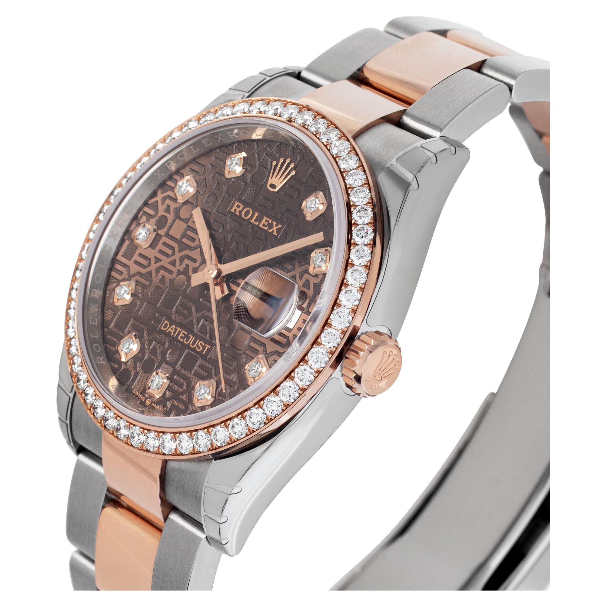 Rolex Datejust 126281RBR 18k & steel 36mm auto watch