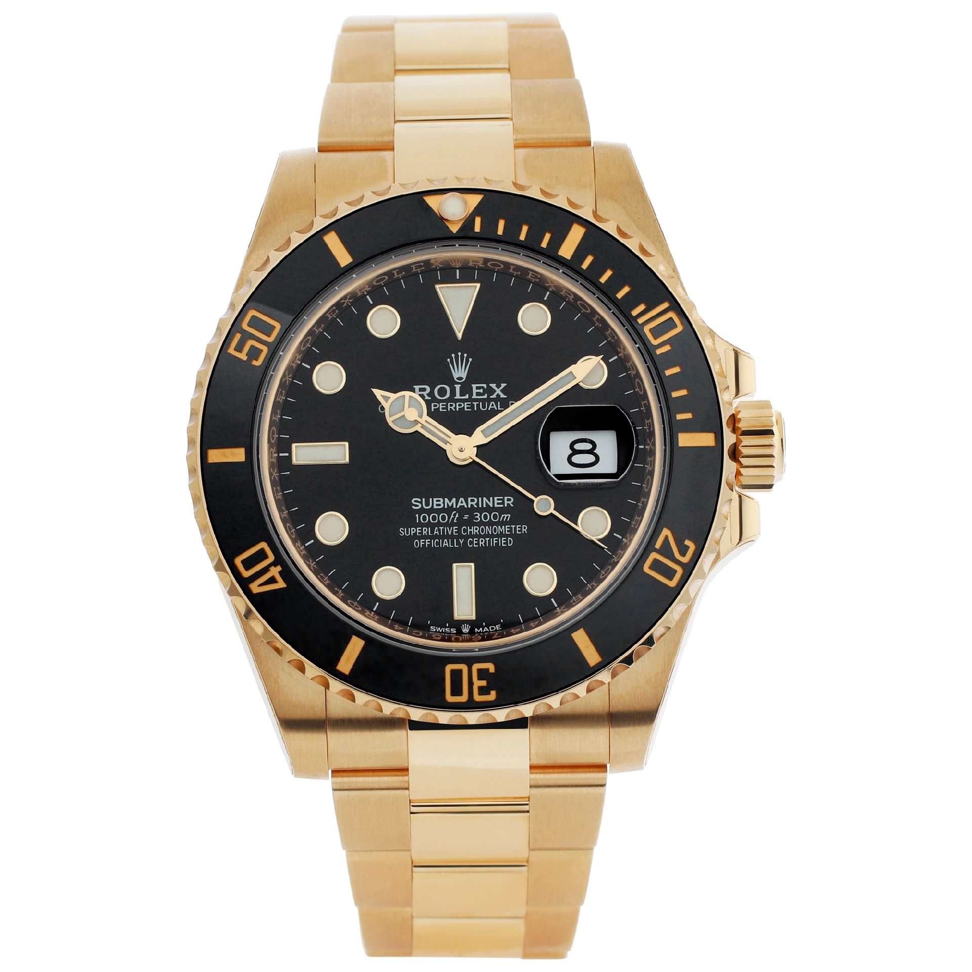 Rolex Submariner 126618LN 18k 41mm auto watch