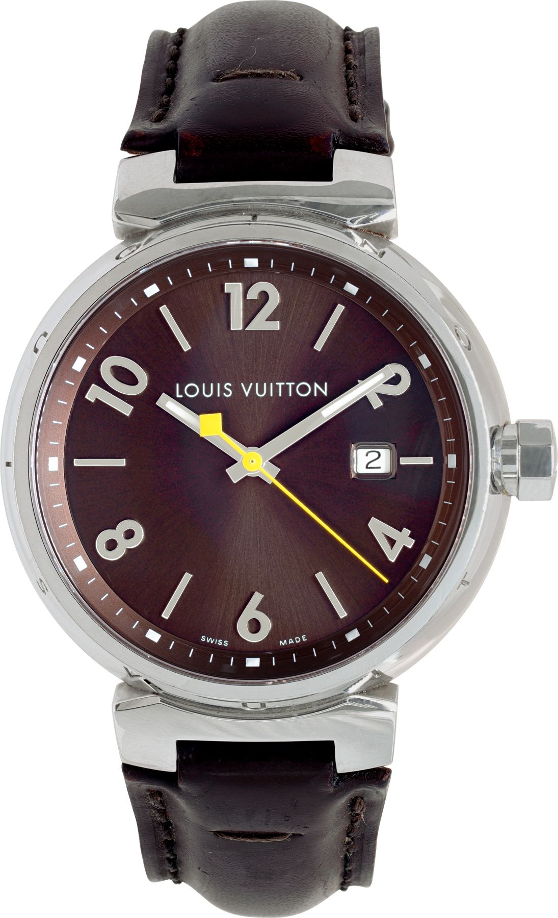 Used Louis Vuitton Tambour Q1111 Stainless Steel 39mm