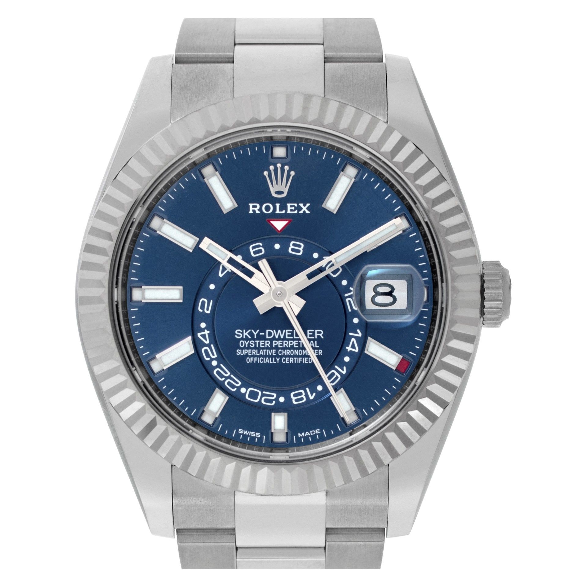 Rolex Sky-Dweller 326934 Stainless Steel Blue dial 42mm Automatic watch