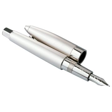 Omas for Maserati sterling silver fountain pen with 18k white gold nib 127/1200
