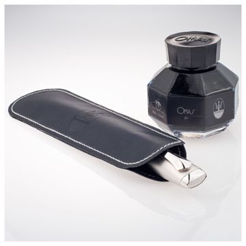 Omas for Maserati sterling silver fountain pen with 18k white gold nib 127/1200