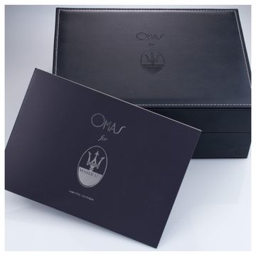 Omas for Maserati sterling silver fountain pen with 18k white gold nib 127/1200