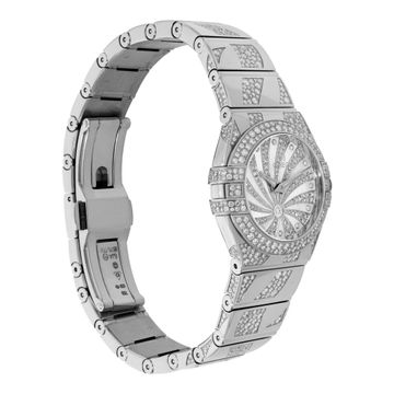 Omega Constellation 123.55.24.60.55.012 18k White Gold Mopdia dial 24mm Quartz