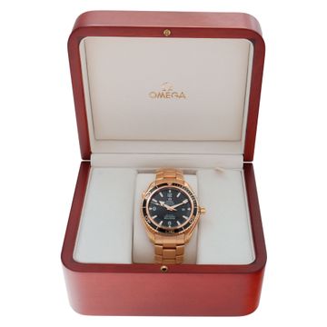 Omega Planet Ocean 222.60.46.20.01.001 18k rose gold Black dial 45.5mm Automatic